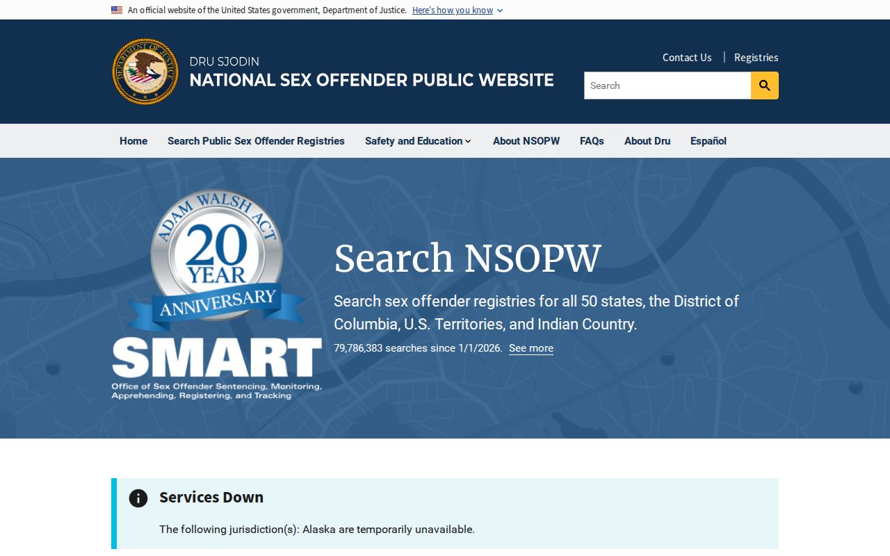 Butte County sex offender lookup through NSOPW